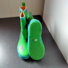 Celavi Gummistøvel Høy, grønn-turkis med svarte elefanter thumbnail